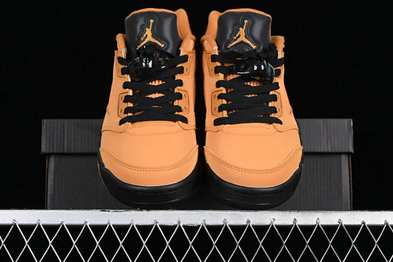 All categories Air Jordan Jordan series basketball shoes Air Jordan 5 Z version Air Jordan Retro Low AJ5 Joe 5 wheat yellow low-top basketball shoes DA8016-700